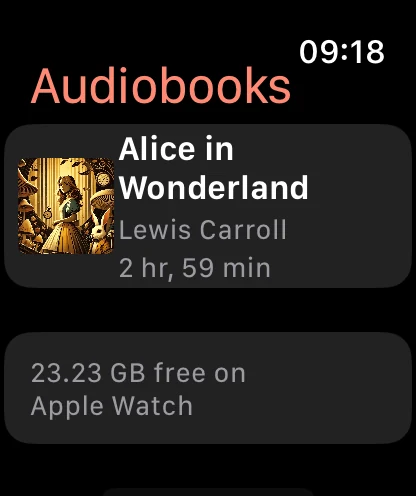 handyREADER 4.10 — Apple Watch
